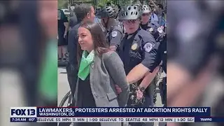 Lawmakers, protesters arrested at abortion rights rally in Washington, D.C. | FOX 13 Seattle