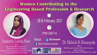 Women Contributing to Engineering Based Profession and Research   IEEE East West University