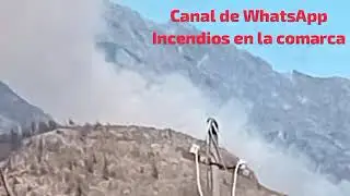 El incendio sobre Epuyen en estos momentos - 13 de enero