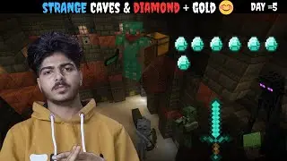 Minecraft Journey | I Found Diamonds in a Deep, Strange Cave &ndash; EP 5 💎