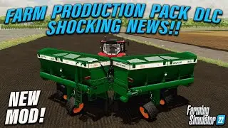 FARM PRODUCTION PACK DLC NEWS!!! FS22 NEW MOD! (Review) PS5 | 29th Apr 24.