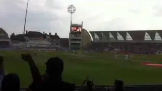 Sachin Tendulkar gets to 50 at Trentbridge