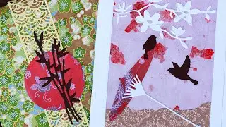 BEAUTIFUL Card Made with Translucent Paper and Die Cuts