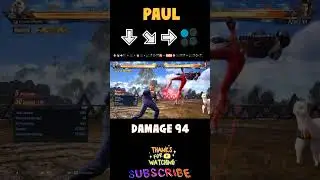 Paul Combo Guide Tekken8 I Tekken8 Paul Combo I Paul wall carry combo Tekken8#Paul#Tekken8#combo
