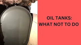 Oil Tanks:  What NOT to do.  Latest in the Home Tip Series.
