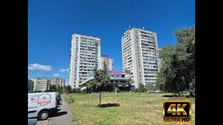 Kyiv's Left Bank; how the other half lives | 4k