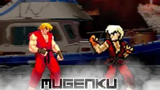 Ken-Verse! Violent Ken vs Ken. Jump Ultimate Stars Street Fighters MUGEN Multiverse