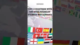Top 5 Countries with Most Michelin-starred Restaurants #top5countries  #top5 #michelinguide #foodie