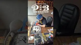 #p&bweekend#stermotercycle#pinstriping#airbrush#widerange#hoodooman#tapbeerbackdrop