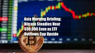 Asia Morning Briefing: Bitcoin Steadies Near $90,000 Even as ETF Outflows Cap Upside
