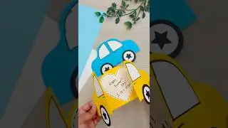 DIY car card for dad | simple father&rsquo;s day car card idea