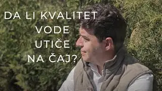Da li i koliko kvalitet vode utiče na čaj?