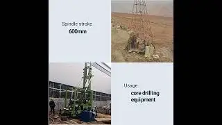 Hf-44A Core Drilling Rig for Sale, Rock Drill Machine