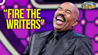 Try Not To Laugh: The Most UNHINGED Questions Ever Asked | Family Feud Compilations