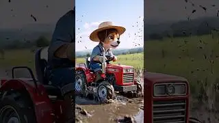 आत्मनिर्भर puppy 🐶 now farming time. #animals #puppy #short video #shorts  #dog #cute #viral