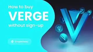 How to buy Verge XVG crypto using SimpleSwap? | Full guide 2022