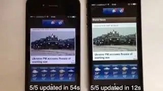 iPhone 4 vs. iPhone 5s - NetSnips App Performance Test