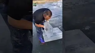 Ice sliding adventure #shortsvideo