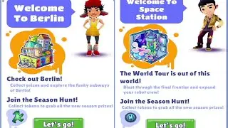 Subway Surfers: Berlin VS Space Station Gameplay