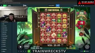 &ldquo;Trainwreck just hit the BIGGEST slot win EVER on Stake&hellip; $37 MILLION 😳💰🔥&rdquo;