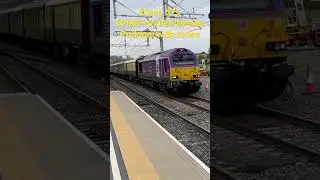 Harborough station Chatsworth House British Pullman class 67s 67007+67024 with great tones 17/5/23