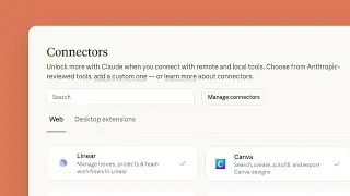 Начало работы с коннекторами в Claude.ai