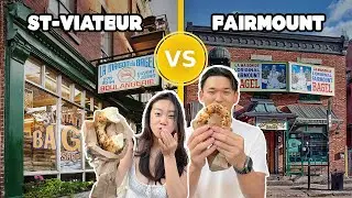 The BEST Bagel in Montreal? St-Viateur vs Fairmount Taste Test