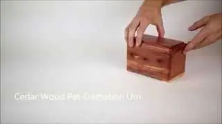 Cedar Wood Pet Cremation Urn