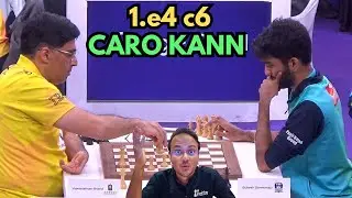Vintage Vishy Anand faces World Champion Gukesh's Caro Kann | Global Chess League
