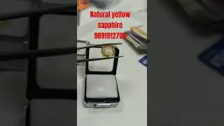 NATURAL YELLOW SAPPHIRE #trending #univers #youtubeshorts #viral