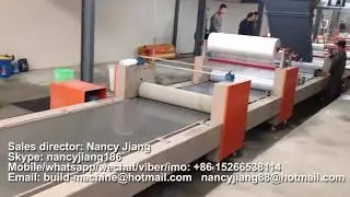 High configuration automatic sanding MGO board/Magnesium oxide panel machine