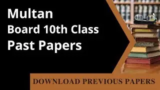 10th Class Past Paper Multan Board