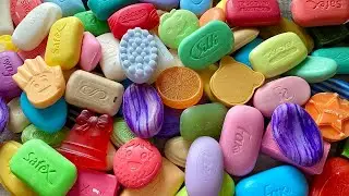 💙 1 Hour  Soap plates 💙 Clay cracking 💙 ASMR no talking 💙