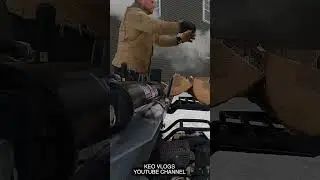 Splitting Wood #shorts #keo__vlogs #short  #harvest #splittingwood