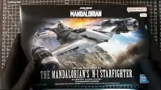 New Bandai 1/48 scale - The Mandalorians N-1 Starfighter -Model Kit Review