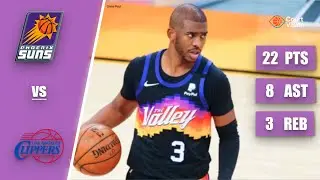 TB - Chris Paul - 22 Points, 8 Assists, 3 Rebounds vs Clippers - 2020 Playoffs