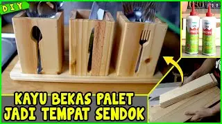 DIY kitchen utensil dari kayu bekas tapi aman untuk makanan (food grade) - Lem Presto WRG