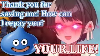 Oozora Subaru Turns Psychopath on Slime She Saved in Dragon Quest 8 [Hololive/ENG Sub]