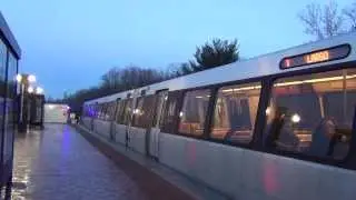 WMATA Metro Rail - CAF 5000 Series #5178 Orange Line rush+ departing Addison Road