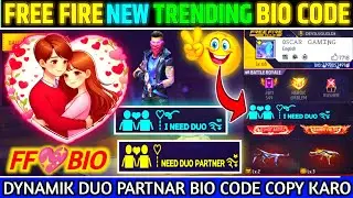 Free fire bio code 2026 | free fire 💞 dynamic duo bio code | free fire i need dynamic duo bio code