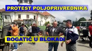 Protest poljoprivrednika Bogatić u Mačvi - dan 4