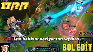 LUX İLE  SAMİRA VE  ALİSTAR A KARŞI OYNANIŞ. BOL EDİT!! KESİN İZLE #bye19067 KRAL ABONE OLURMUSUN?