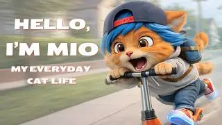 Meet Mio the Cat | Cute 3D Animated...
