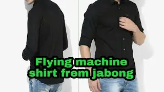Flying machine casual black shirt unboxing buy from jabong