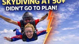 We Went Skydiving at 50+&hellip; It Didn&rsquo;t Quite Go to Plan | First Jump Experience