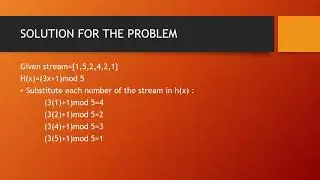 FLAJOLET MARTIN ALGORITHM