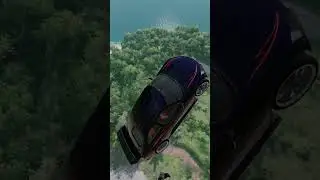 Cars vs Giant Bulge #beamngdrive #car