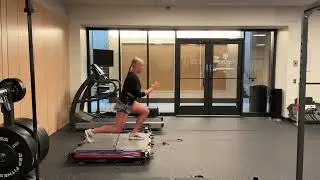 Vertimax single legged lunge side view