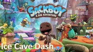 Sackboy: A Big Adventure | Ice Cave Dash Speedrun 20 secs | Gold Trophy | Race Challenge Gameplay