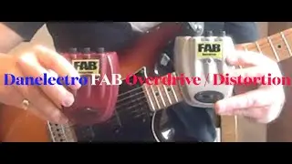 Guitar PEDALS Demo: Danelectro FAB Overdrive & Distortion